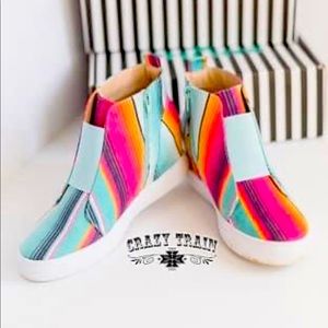 Sherpa crazy train high tops